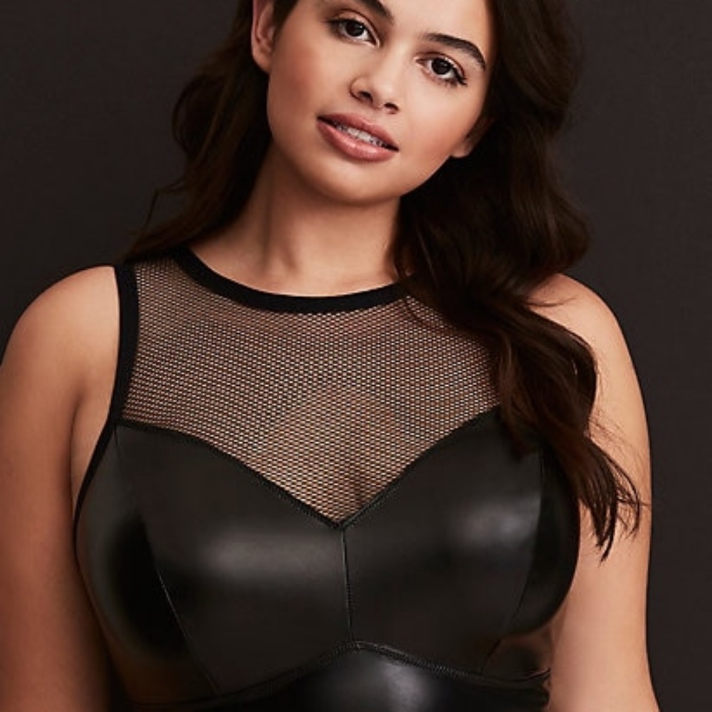 Torrid Leather Bralette